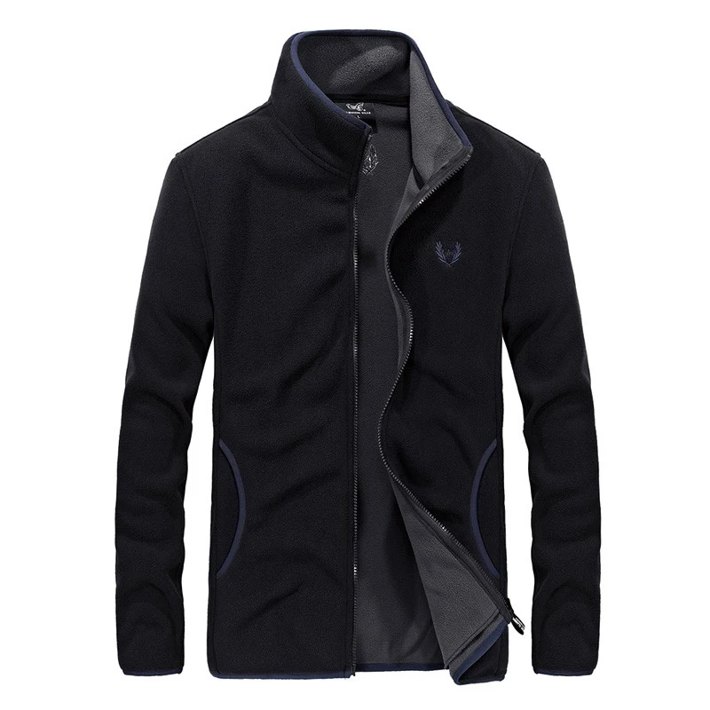 Мужские куртки, брендовая одежда, Осенние клипсы, чистый цвет, G, модная мужская куртка, Авиатор, теплая куртка, Мужская куртка большого размера, L-8XL - Цвет: black