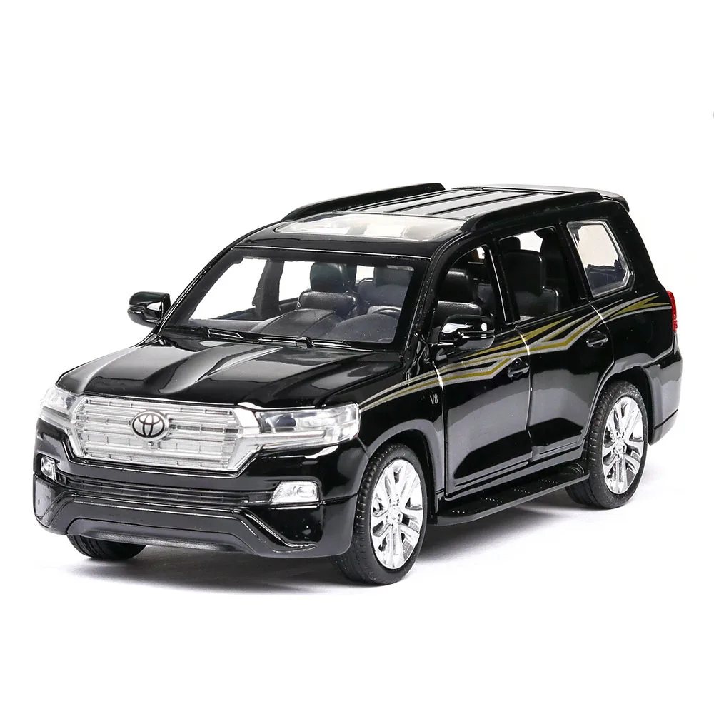 

Diecast Model SUV Car 1/32 Cruiser Metal Alloy Simulation Pull Back Cars Lights Toys Vehicles For Kids Gifts For Children