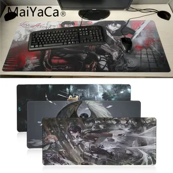 

MaiYaCa Cool New Attack on Titan Wings Soldiers Laptop Computer Mousepad Gamer Gaming Keyboard Mat Computer Tablet Mouse Pad