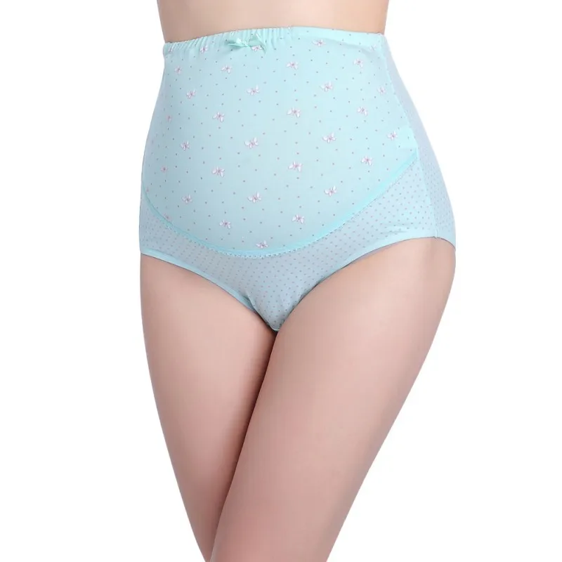 

Women's Briefs Comfortable Cotton High Waist Underwear Floral Printed Panties High Quality Breathable Adjustable Briefs Lingerie