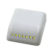 Светодиодный светильник с датчиком ночной лампы внутренний шарнир шкаф ящик для шкафа Питание от батареи удобство Энергосбережение микросхема