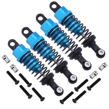 4pcs For 1/18 WLtoys A959 Upgrade Parts Aluminum Shock Absorber Front & Rear A949-55 Fit A949 A969 A979 K929