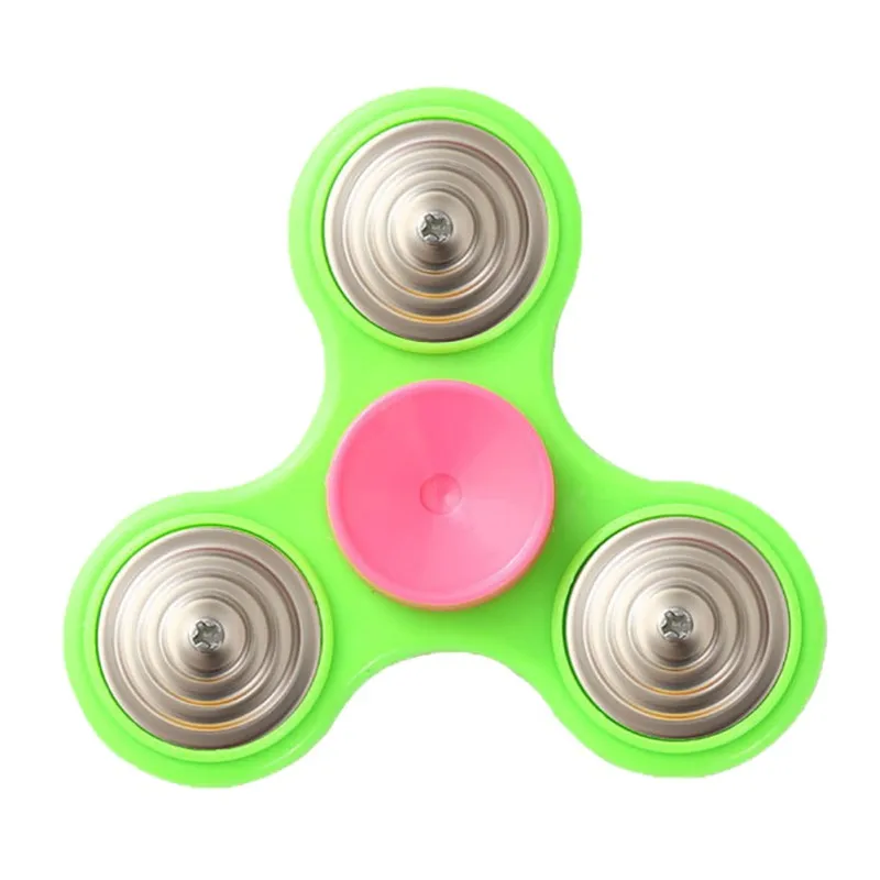 Забавные Нержавеющая сталь ручной Spinner стресс Куба ручной spiner фокус игрушка и СДВГ анти-стресс Игрушечные лошадки