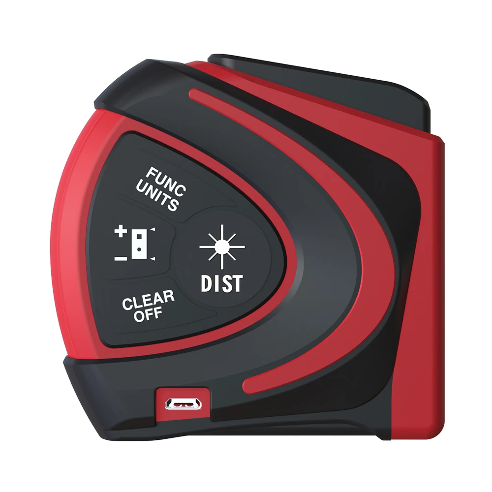 

Metro Laser Digital Tape Measure 30M Range Finder With 5M Measuring Tape LED Backlight m/in/ft Laser Distance Meter USB-Charge