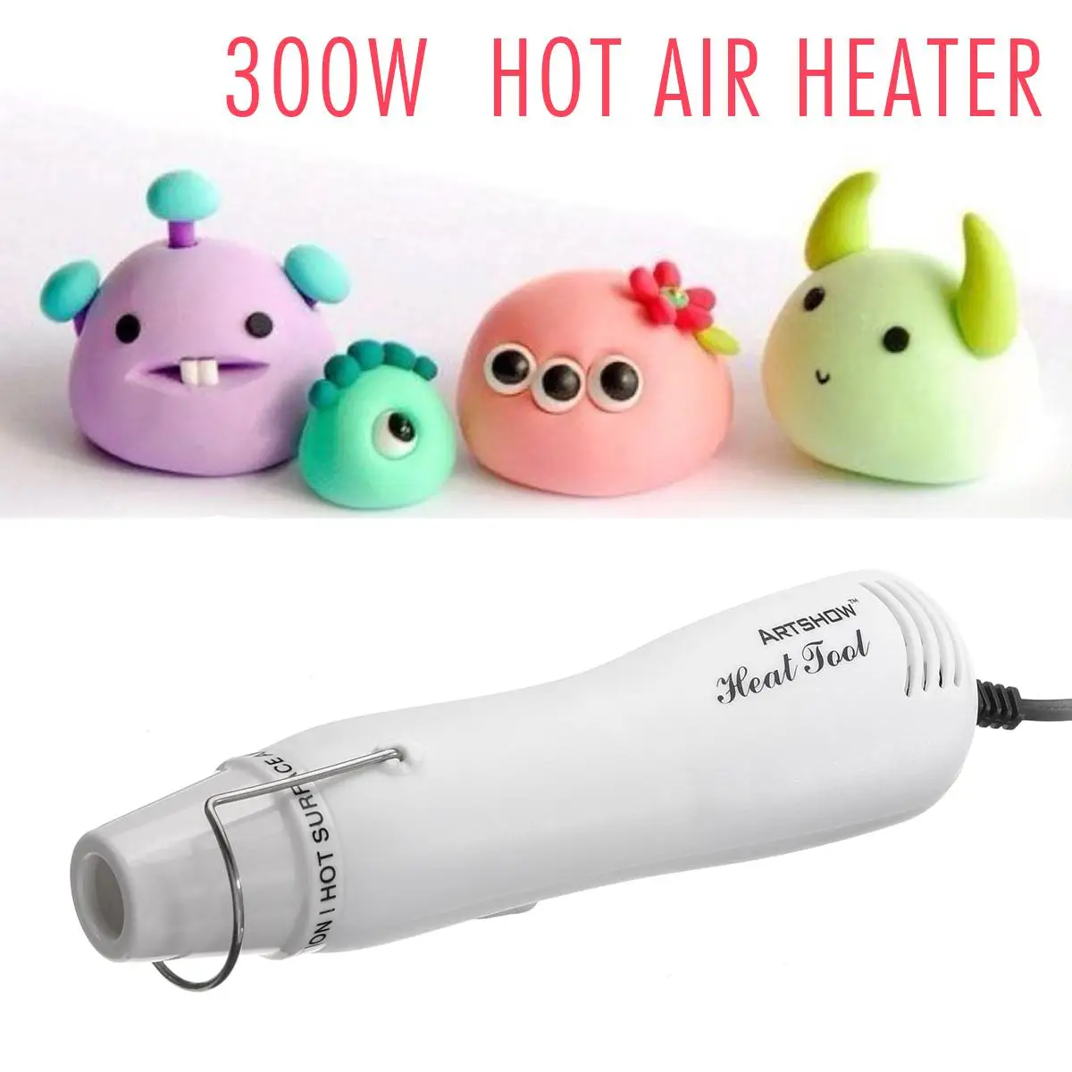 

110V 220V Heat Guns 300W EU Plug Electric Hot Air Mini Heat Shrink Wrap For DIY Embossing Drying Paint Crafts Power Tool