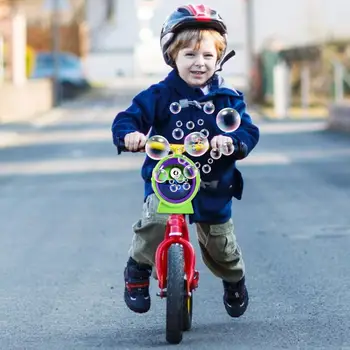 

Bubble Machine Toy For Children Amazon Cross-border Explosion Color Bicycle Electric Toy Bubble Machine Gift (color Box)