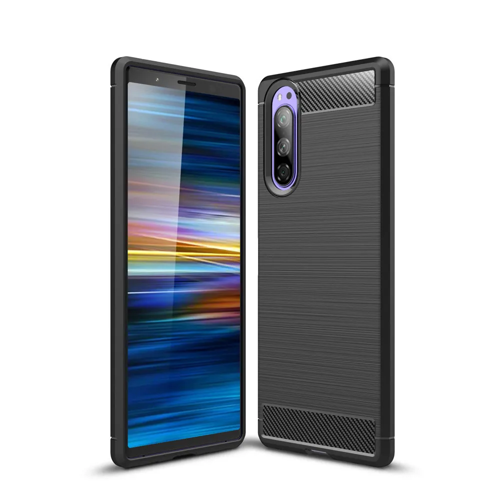 

For Sony Xperia 5 Case Luxury Full Soft TPU Silicone Cover Shockproof Case For Sony Xperia5 Sony 5 Sony5 Protective Phone Cases