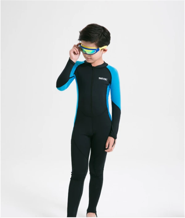 Hisea детская Гидрокостюмы лето цельный водолазный костюм купальник солнцезащитный крем для мальчиков и девочек с длинными рукавами