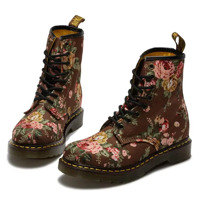ankle canvas boots