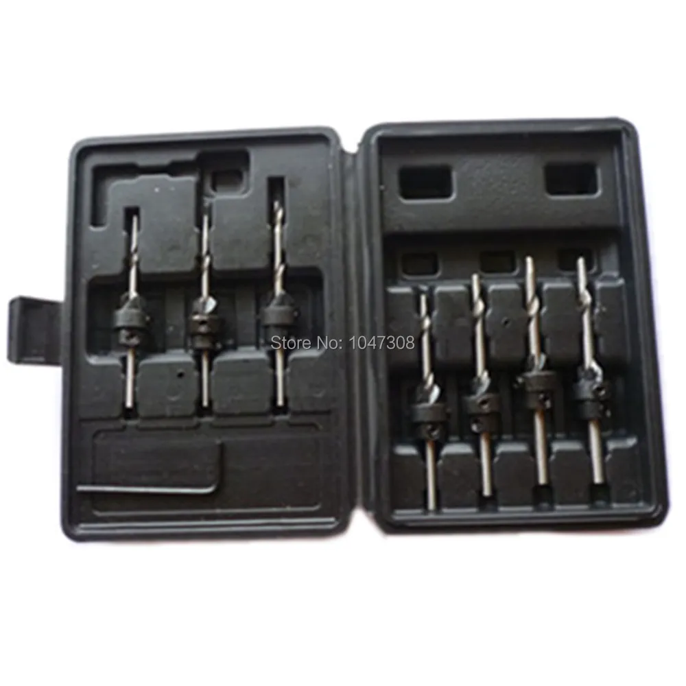 22pc Countersink Drill Bit Sets Wcase