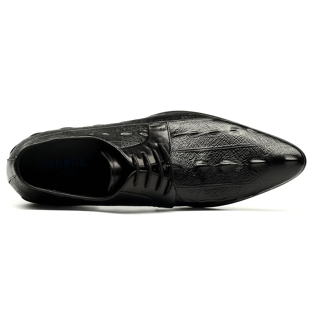 Vestido Hombre Hombres De Chaussure Homme Calzado blue Nueva Partido Calidad Negocios Black Auténtico Alta Zapatos Para Cuero Oxford Moda A7qwqPv