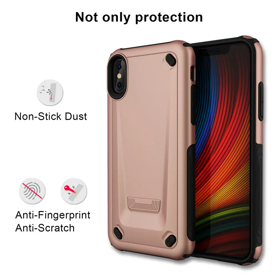 Для Apple iPhone X XR XS Max 8 7 6S 6 Plus чехол крутой Механический Стиль Жесткий Мягкий
