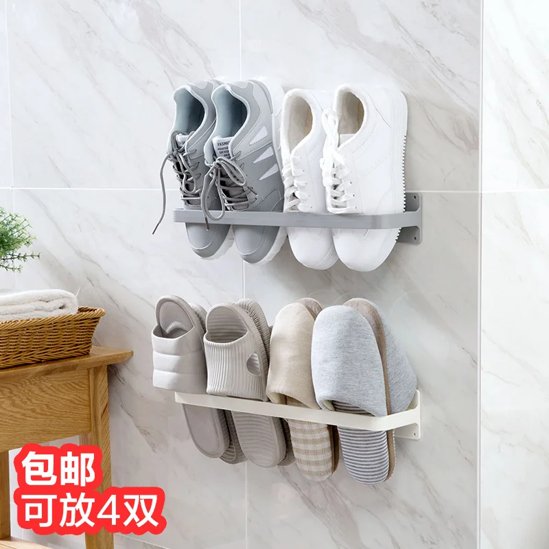 Estante de pared para zapatos japonés, estante de pared para zapatillas