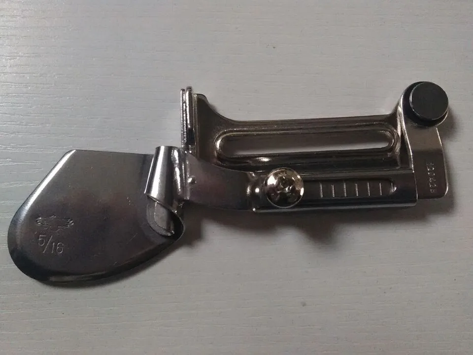 

Y-104 5/16" SWING HEMMER overlock folder A11/S72L FOLDER BINDER SEWING PARTS for 1 needle lockstitch