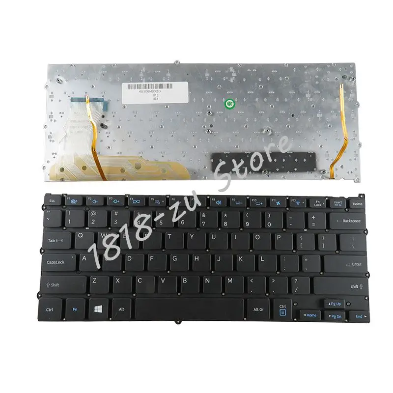 Клавиатура с английской раскладкой для ноутбука Samsung NP940X3G NP940X3F 940X3G 940X3F США |