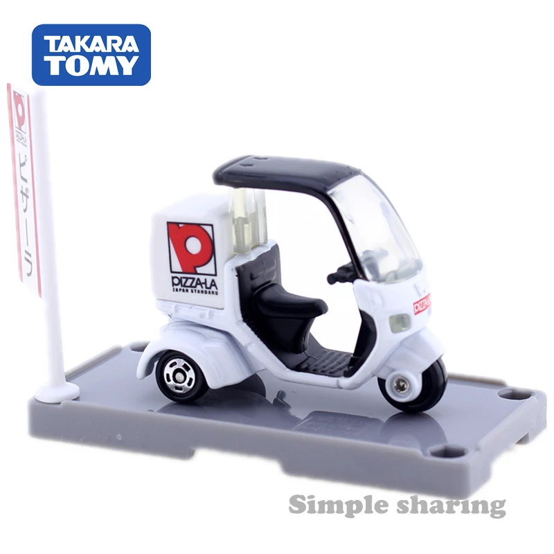 Takara Tomy Tomica 99 пиццы ла доставки шкала для езды на велосипеде 1/39 автомобиля