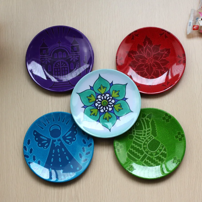 

5.5inch Melamine Tableware Dish Home Furnishing Creative Fruit Dish Bone Plate Sushi Snack Dish Features