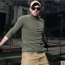 Уличная Мужская теплая Антистатическая пуловер с воротником-стойкой, флисовый подклад куртки для спорта, туризма, охоты, тактическая мягкая оболочка, пальто, верхняя одежда