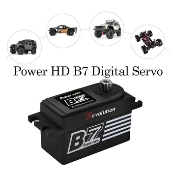 

Power HD B7 High Voltage Digital Brushless Servo w/Titanium Steel Gears 1:10 RC High Quality RC Car Parts toys for children 6.25