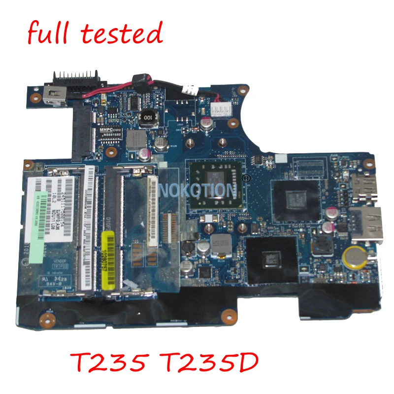 NOKOTION LA-6032P K000106360 для toshiba satellite T235 T235D Материнская плата ноутбука DDR3 Turion Neo TMK625 материнская плата