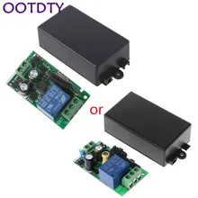 AC 220V 1CH RF 433MHz беспроводной пульт дистанционного управления модуль обучения код реле