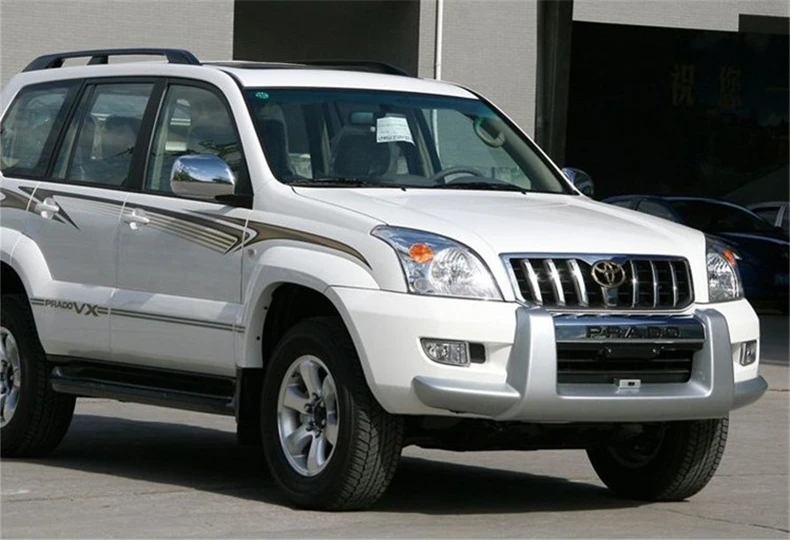 Защита переднего бампера для Toyota LAND CRUISER PRADO 120 2003.2004.2005.2006.2007.2008.2009 Высокое качество авто бампер пластина