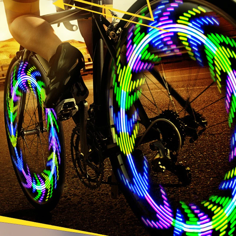 

LEADBIKE Bike Light Bicycle Accessories Hot Wheels Spoke Lamp Led Velo 28 Patterns Flashlight For Cycling Fahrradlicht Luz Bici