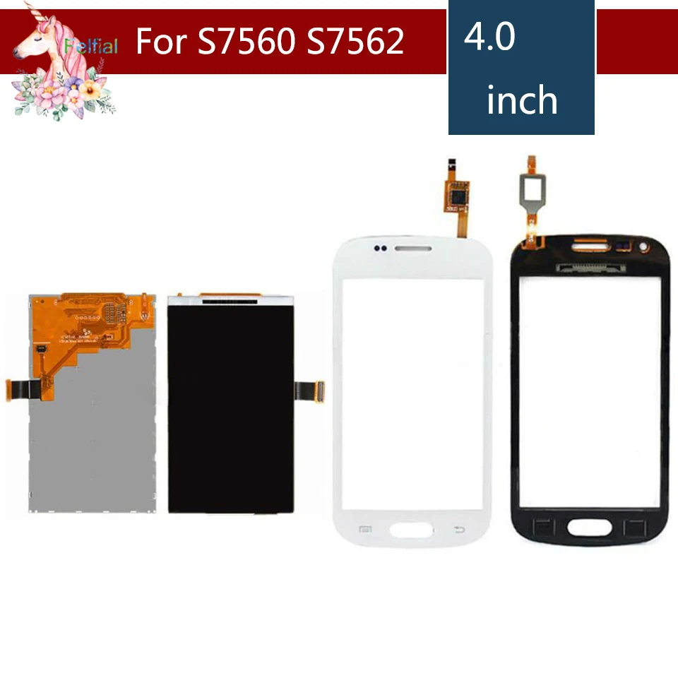 

For Samsung Galaxy Trend S7562 GT-S7562 GT-S7560 S7560 GT-S7560M S7560M LCD Display With Touch Screen Digitizer Sensor Replaceme