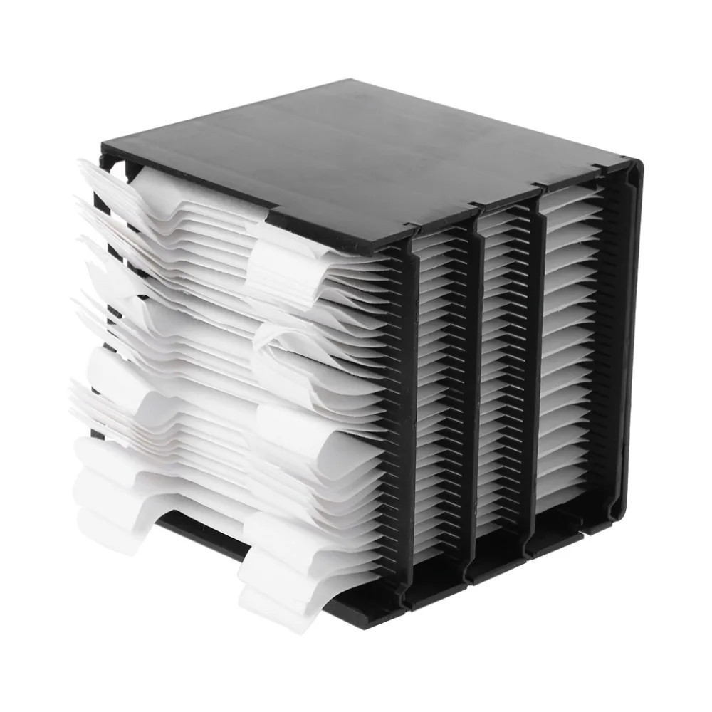 MEXI 32 piezas papel de filtro de escritorio USB ventilador de aire acondicionado Filtro de núcleo 11,5x11,2x12 cm para fitfirst COMLIFE enfriador de aire