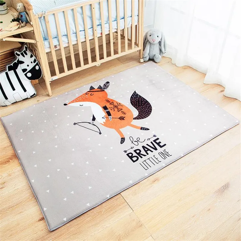 Soft Cartoon Carpet Kids Room Home Area Rug For Living ...
