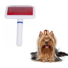 1PC Multifunction Practical Dog Needle Combs Long Hair Brush Plastic Handle Puppy Cat  Massage Bath  Pet Grooming Tools