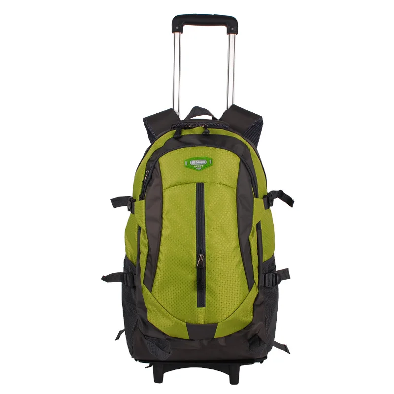 Школьная сумка для путешествий Мужская тележка для багажа на колесах женский пансион-бокс студенческий Многофункциональный рюкзак - Цвет: 5