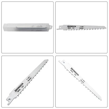 

20Pcs HCS Carbon Saber Saw Blades 150 x 19 x 0.9 mm for Wood PVC TSH Shop
