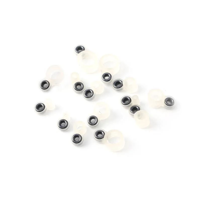 

14Pcs Fishing Rod Wire Ring Fishing Line Guide Ring Silicone Different Size 1-14