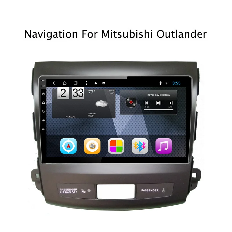 Navitopia четырехядерный Android 8 1 Автомобильная dvd-навигационная система для Mitsubishi