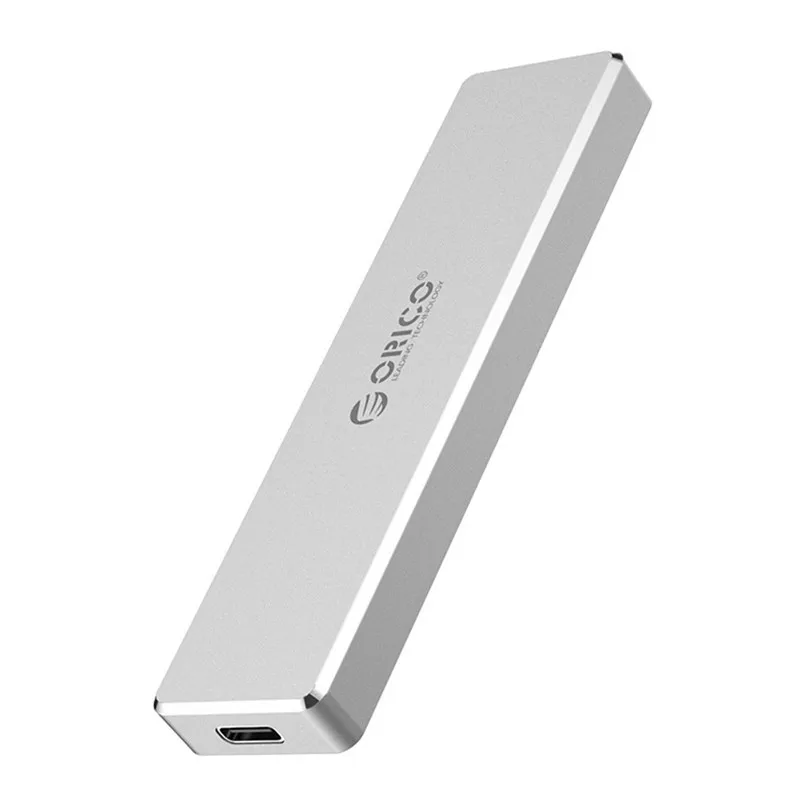 USB 3.1 to M.2 NVME SSD Enclosure Portable Aluminum Type C Gen2 10Gbps Case 40JUN2706