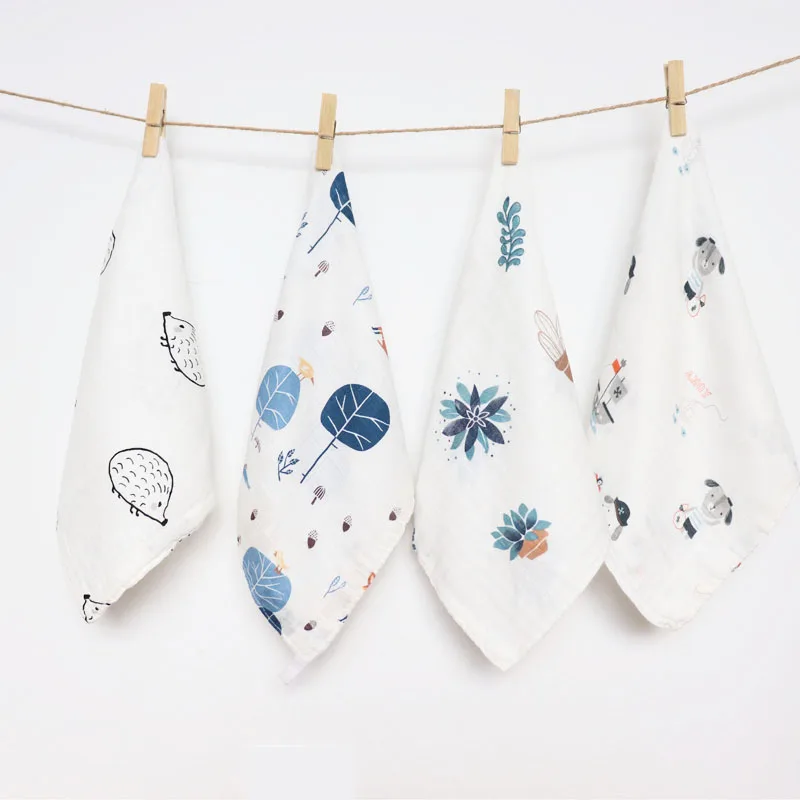 4Pcs Set Baby Towel Cotton Soft Muslin Cloth Kids Bath Towel Baby Stuff For Newborns Multi Use Children Wipes Bib Handkerchief 4Pcs Set Baby Towel Cotton Soft Muslin Cloth Kids Bath Towel Baby Stuff For Newborns Multi Use Children Wipes Bib Handkerchief