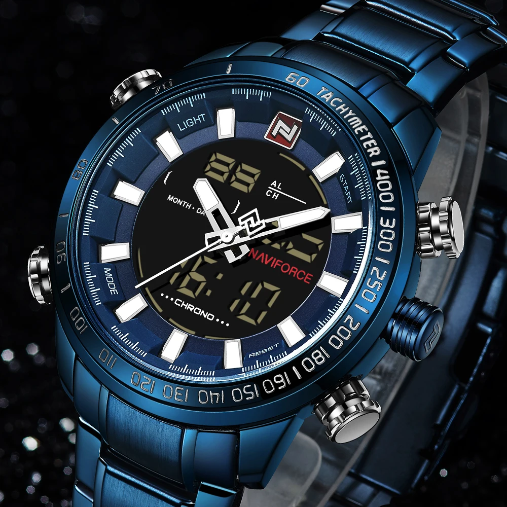 2018 New Blue Mens Quartz Analog Watch Luxury Fashion Sport Wristwatch Waterproof Stainless Male Watches Clock Relogio Masculino
2018 New Blue Mens Quartz Analog Watch Luxury Fashion Sport Wristwatch Waterproof Stainless Male Watches Clock Relogio Masculino