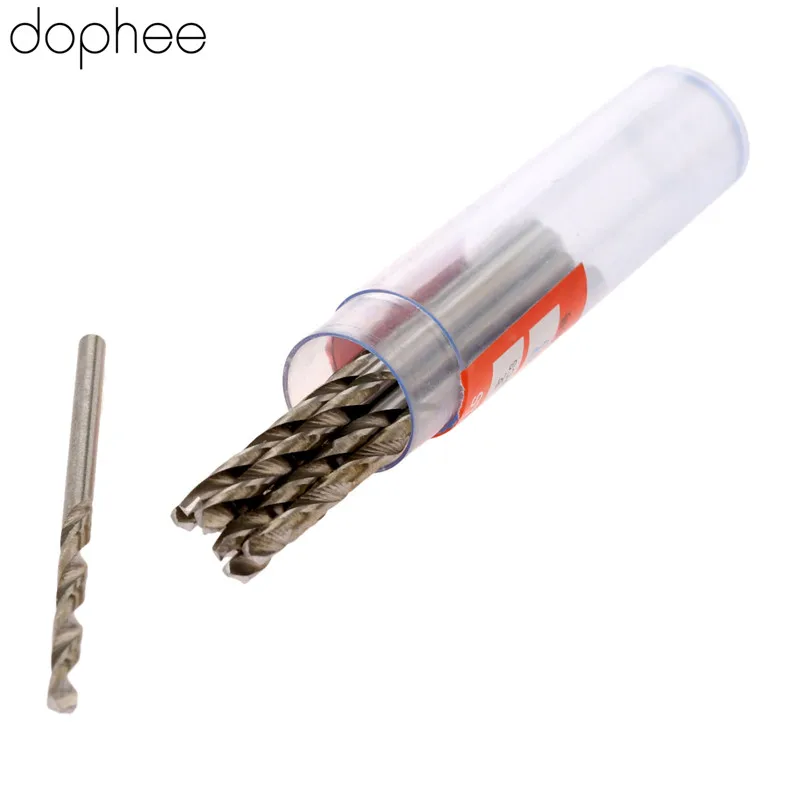 Dopee 2,0-3,5 мм Спиральные сверла HSS сверло микро прямой хвостовик сверление по дереву электрические Деревообрабатывающие инструменты алюминий 10 шт. Лидер продаж