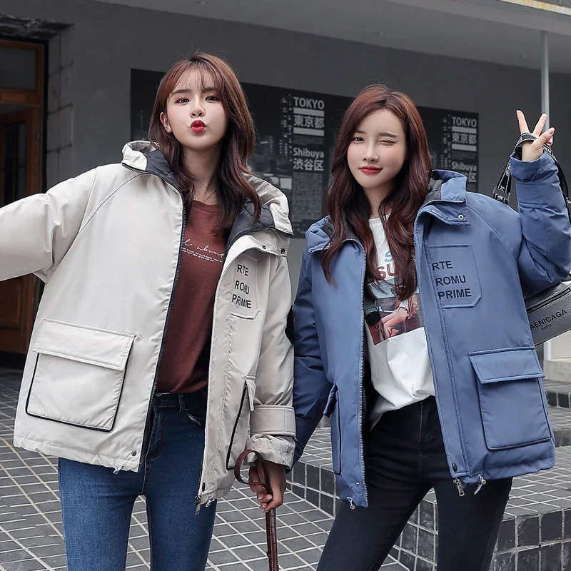 

Parkas Women Winter Jacket Down Women's New Winter Leisure Girls'Down Garments Short winter Coat 823