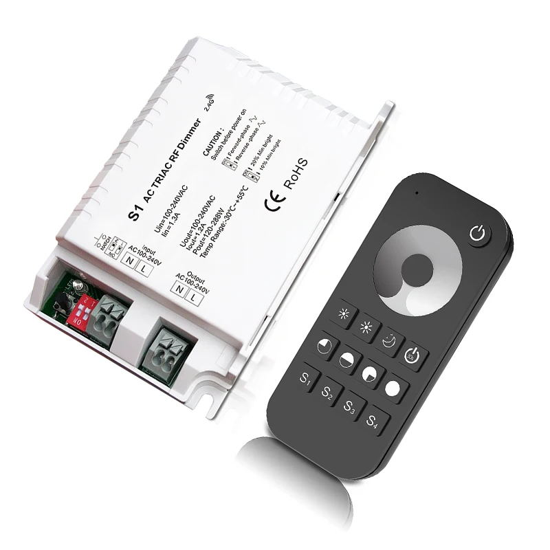 New Led Triac Dimmer 220V High Voltage 90V 240VAC Input Trailing Edge