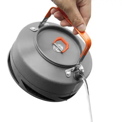 Venta caliente 0.8L olla fuego Arce FMC-XT1 ultraligero 242g camping hervidor de aluminio Intercambiador de Calor hervir agua/hacer café /té cocinero
