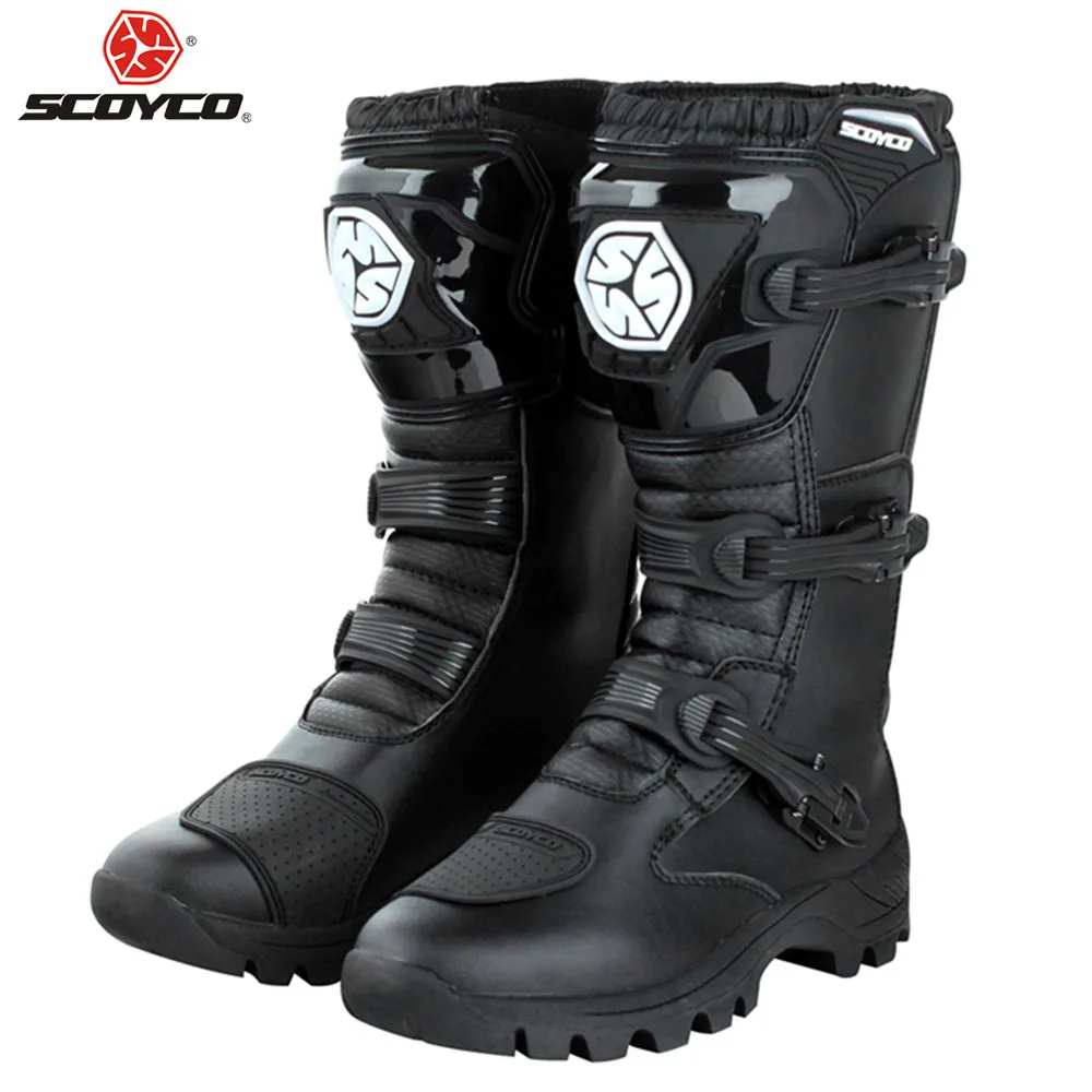 SCOYCO Off Road Motorcycle Boots Men Women Moto Motorbike Motociclista