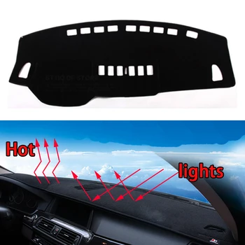 

Car dashboard Avoid light pad Instrument platform desk cover Mats Carpets Auto accessories car styling for nissan Tiida 2005-16