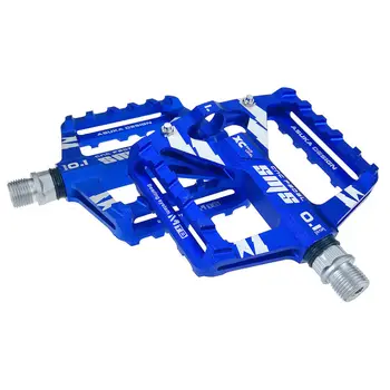 

1Pair Bike Aluminum Alloy MTB Mountain Road Pedals Flat Platform Bicycle Pedals Optional Color Lightweight