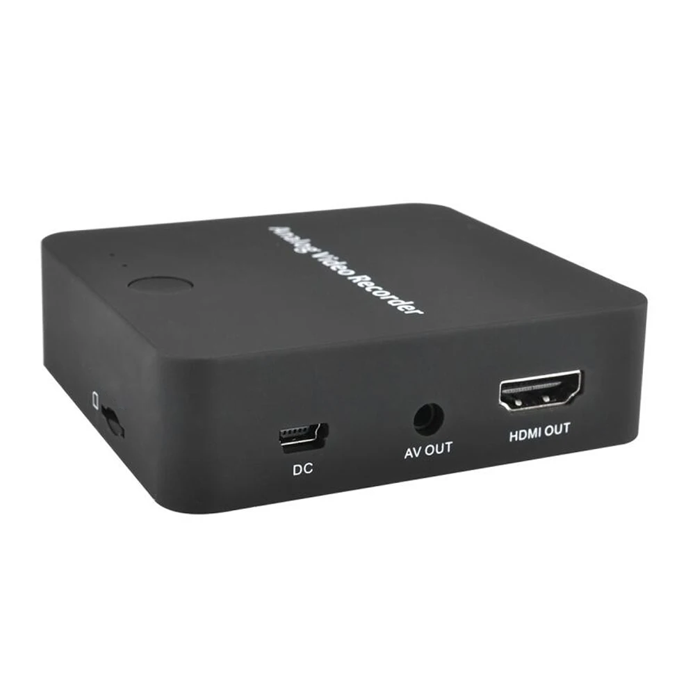 AV Capture Analoge to Digital Video Recorder Converter with Audio Video input AV HDMI Output to Micro SD Card No PC Required