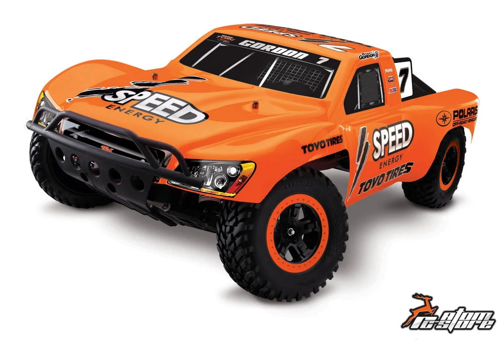 Traxxas 2WD Slash RTR 2,4 ГГц короткий гоночный Грузовик w/батарея TRA58034-1 Быстрая