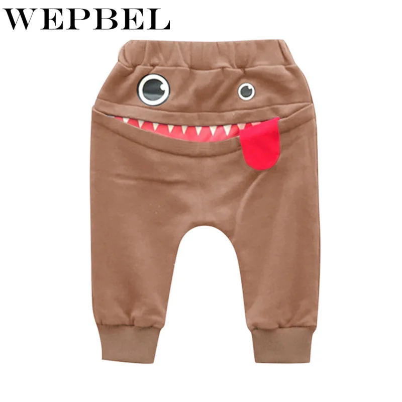 WEPBEL/милые детские штаны-шаровары с рисунком для маленьких мальчиков и девочек; брюки; штаны с миньонами из мультфильма; PANTALON