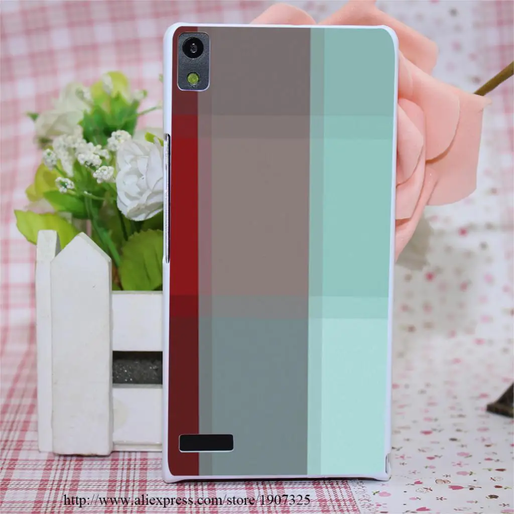 Burgundy font b Tartan b font Case Cover for Huawei Ascend P6 P7 P8 Mini P8