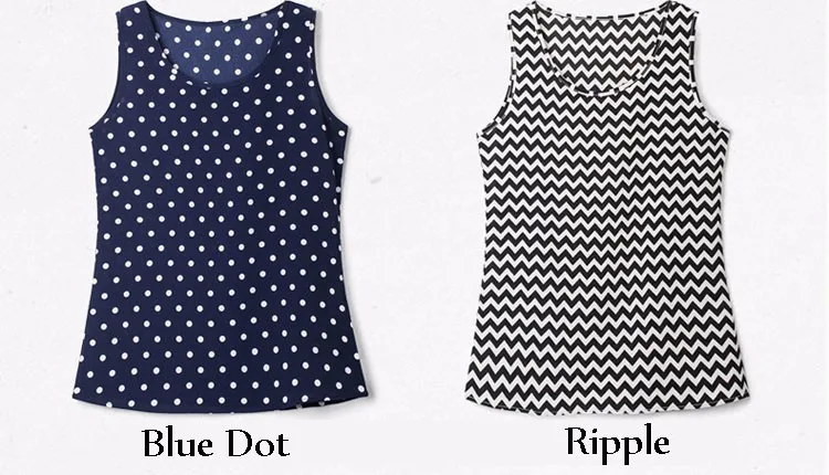 Sleeveless Blusa Women Summer Chiffon Striped Dot Blouses Tops elegant Casual Loose Plus Size Tank Top Vetement Femme 2016  A292 c